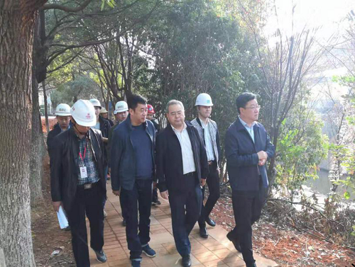 南昌市委副秘书长罗剑云视察洪都大道建筑立面改造项目